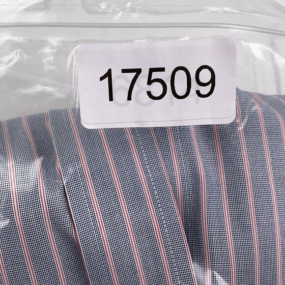 Brooks Brothers‎ Shirt Mens 16.5 32 Black Red Regent Pinstripe OCBD Preppy - Picture 11 of 11